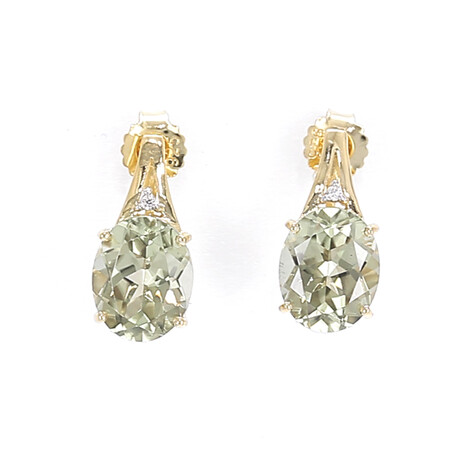 Zultanit-Silberohrringe