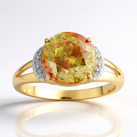 Bague en or et Sphalérite