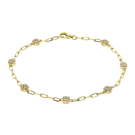 Gouden armband met SI1 (H) Diamanten (CIRARI)