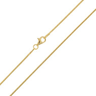 Silber-Schlangenkette - 4,59 g - 50 cm - vergoldet