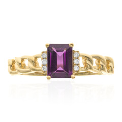 Bague en or et Grenat Rhodolite (CIRARI)