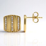 Orecchini in argento con Diamante I1 (G) (Annette)