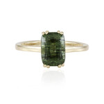 Ludwigit-Peridot-Goldring (de Melo)