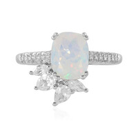 Anello in argento con Opale di Welo