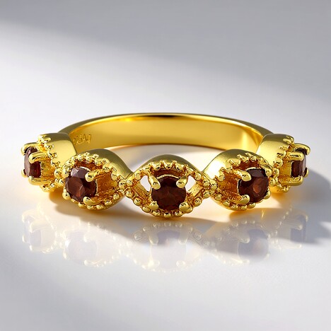 Anello in argento con Zircone Rosa