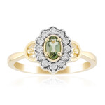 Anello in oro con Tanzanite Verde (non riscaldata)