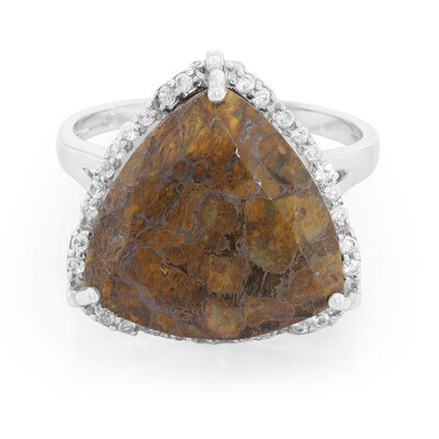 Anello in argento con Quarzo Dinosauro