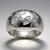 Anello in argento con Topazio Bianco (Adela Silber)