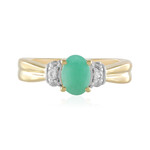 Socoto Emerald Silver Ring