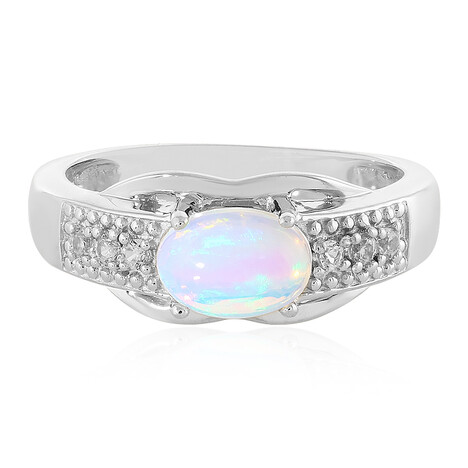 Welo Opal Silver Ring