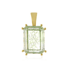 Ciondolo in argento con Ametista Verde