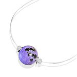Collana in argento con Charoite