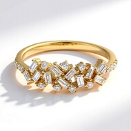 Anello in oro con Diamante SI1 (H) (CIRARI)