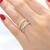 18K VVS1 (G) Diamond Gold Ring (Annette)