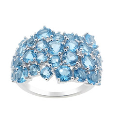 Anello in argento con Topazio Marambaia (de Melo)