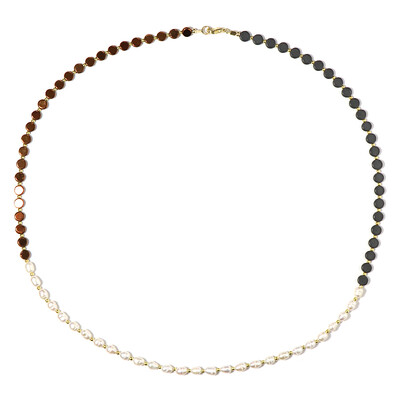 Collana in argento con Ematite Nera (Riya)