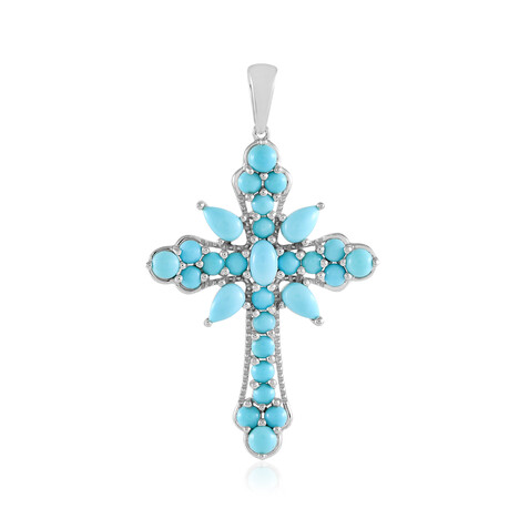 Colgante en plata con Turquesa bella durmiente (Faszination Türkis)