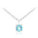 Collier en argent et Apatite bleue