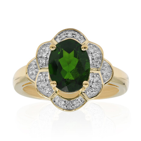 Russischer Diopsid-Goldring