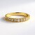 Anello in argento con Diamante Champagne I2 (de Melo)