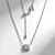Collana in argento con Topazio Bianco (Adela Silber)
