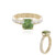 Gouden ring met een Madagaskar Demantoid (de Melo)