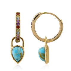 Türkis-Silberohrringe