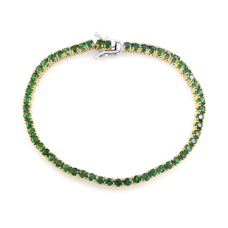 Sambia-Smaragd-Silberarmband (Gems en Vogue)