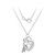 Collier en argent et Diamant PK (H)