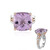 Lavendel-Amethyst-Silberring (Dallas Prince Designs)