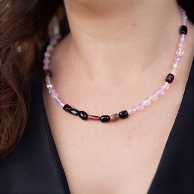 Collar en plata con Cuncita de Brasil