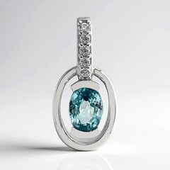 Ciondolo in argento con Zircone Ratanakiri (Pallanova)