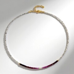 Collana in argento con Labradorite