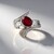 Anello in argento con Rubino del Madagascar (de Melo Essence)