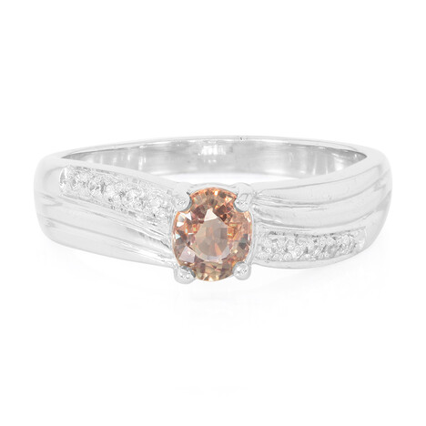 Nicht erhitzter Farbwechsel-Saphir-Silberring