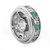 Socoto Emerald Silver Pendant (MONOSONO COLLECTION)