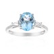 Brasilianischer Aquamarin-Goldring (CIRARI)