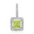 Sphene Silver Pendant