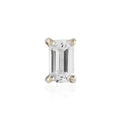 Boucles d'oreilles en or et Saphir blanc (Adela Gold)