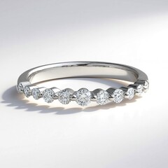 Anello in oro con Diamante SI1 (H) (CIRARI)