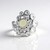 Anello in argento con Opale di Welo (Adela Silber)