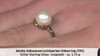 Anillo en plata con Perla blanca Freshwater (TPC)