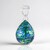 Ciondolo in argento con Malachite Azzurrite (Bali Barong)