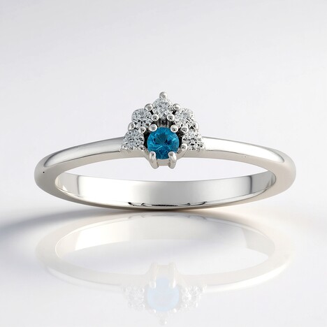 Anello in argento con Haüyne