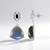 Orecchini in argento con Labradorite (Dallas Prince Designs)