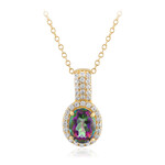 Mystic Quartz Silver Necklace