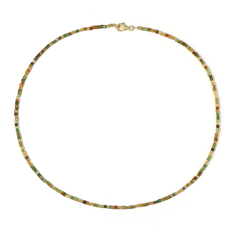 Zilveren halsketting met Nimibia toermalijnen