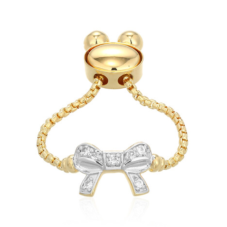 Weißer Topas-Silberring (M de Luca)