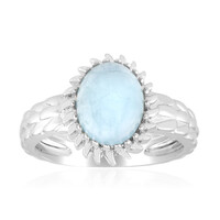 Anello in argento con Acquamarina Brasiliana