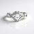Anello in argento con Petalite